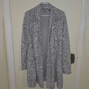 BKE Lace Open Front Cardigan Size: XS